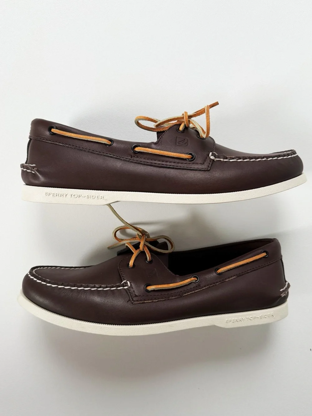 Sperry Authentic Original 2-Eye Boat Shoe in Smooth Brown | 13 NWOT
